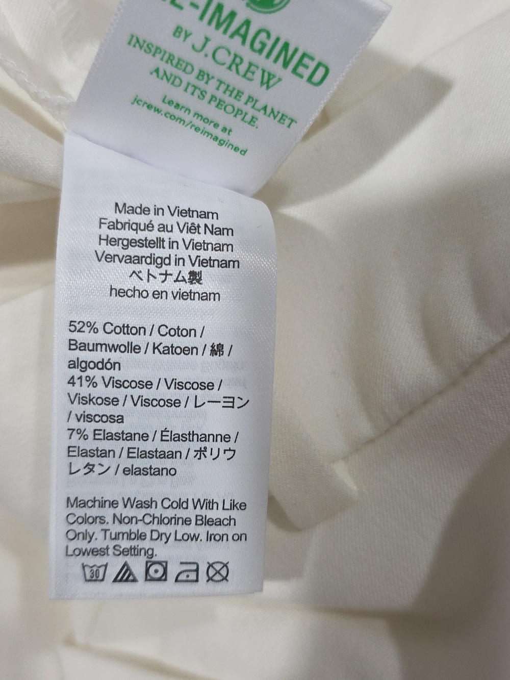 J.Crew Sydney Wide-Leg Pants – Cream / Ivory Size 8 - Picture 9 of 9